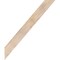 Ekena Millwork 5 1/2"W x 34"D x 40"H Traditional Smooth Knee Brace, Douglas Fir BRC06X34X40TRA00SDF - alternate 3